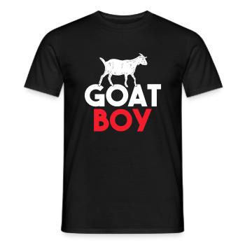 Goat Gift Goat Lover Gift - Men's T-Shirt - black - Front - AI Model Male 178 light (178cm)
