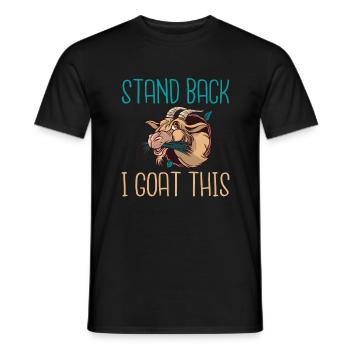 Ziegengeschenk Ziegenliebhaber Geschenk - Männer T-Shirt - Schwarz - Vorne - AI Model Male 178 light (178cm)