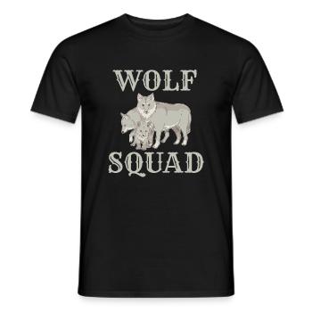 Wolf Geschenke Wolf Liebhaber - Männer T-Shirt - Schwarz - Vorne - AI Model Male 178 light (178cm)