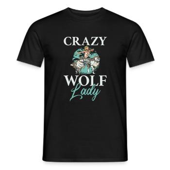 Wolf Geschenke Wolf Liebhaber - Männer T-Shirt - Schwarz - Vorne - AI Model Male 178 light (178cm)