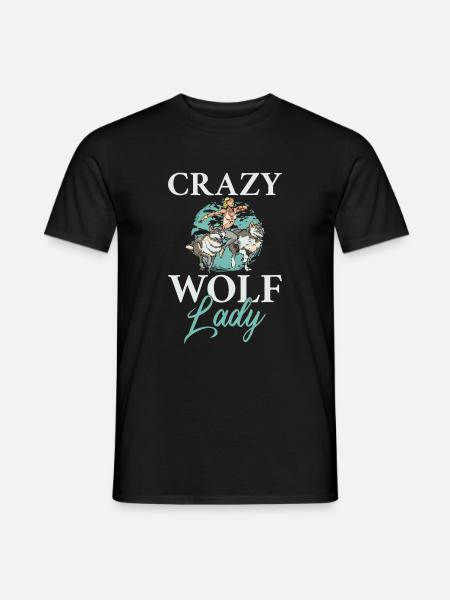 Wolf Gifts Wolf Lover - Men's T-Shirt - black
