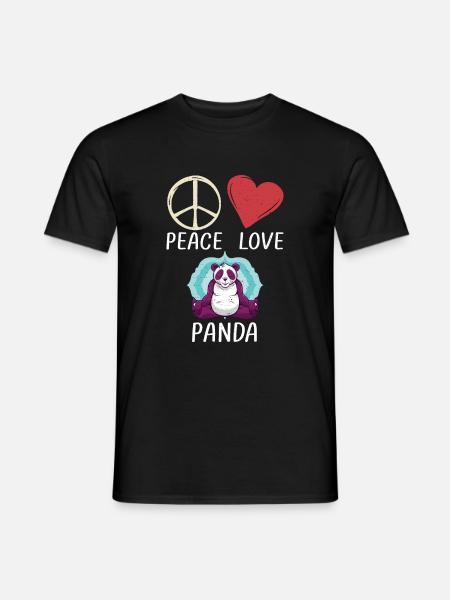 Panda Gifts Panda Lover - Men's T-Shirt - black
