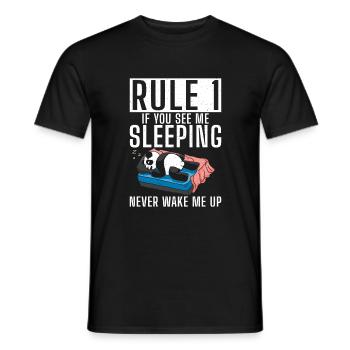 Panda Geschenke Panda Liebhaber - Männer T-Shirt - Schwarz - Vorne - AI Model Male 178 light (178cm)
