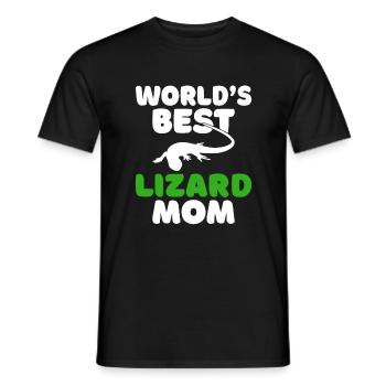 Eidechsenliebhaber Eidechse Geschenk Eidechse Besitzer - Männer T-Shirt - Schwarz - Vorne - AI Model Male 178 light (178cm)