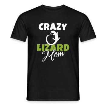 Eidechsenliebhaber Eidechse Geschenk Eidechse Besitzer - Männer T-Shirt - Schwarz - Vorne - AI Model Male 178 light (178cm)