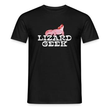 Eidechsenliebhaber Eidechse Geschenk Eidechse Besitzer - Männer T-Shirt - Schwarz - Vorne - AI Model Male 178 light (178cm)