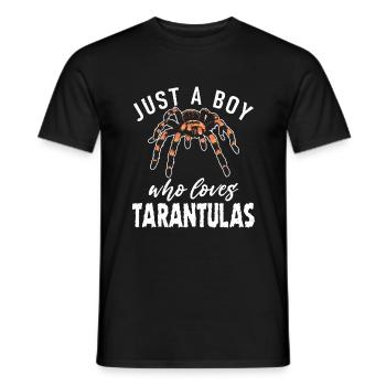 Spider Lover Gifts - Men's T-Shirt - black - Front - AI Model Male 178 light (178cm)