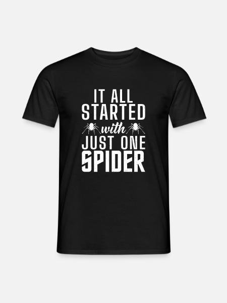 Spider Lover Gifts - Men's T-Shirt - black