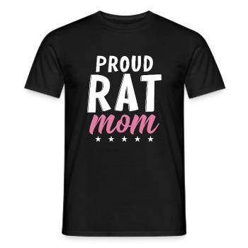 Rattenbesitzer Geschenk Ratten Liebhaber - Männer T-Shirt - Schwarz - Vorne - AI Model Male 178 light (178cm)