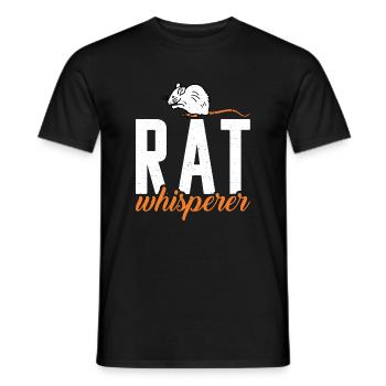 Rattenbesitzer Geschenk Ratten Liebhaber - Männer T-Shirt - Schwarz - Vorne - AI Model Male 178 light (178cm)