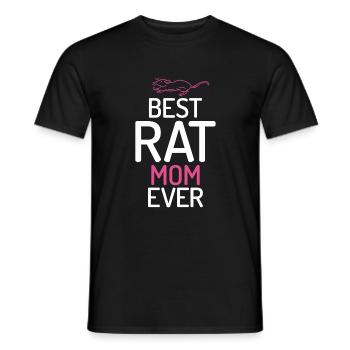 Rattenbesitzer Geschenk Ratten Liebhaber - Männer T-Shirt - Schwarz - Vorne - AI Model Male 178 light (178cm)