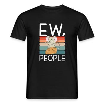 Rattenbesitzer Geschenk Ratten Liebhaber - Männer T-Shirt - Schwarz - Vorne - AI Model Male 178 light (178cm)