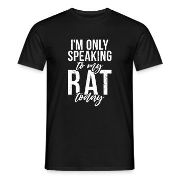 Rattenbesitzer Geschenk Ratten Liebhaber - Männer T-Shirt - Schwarz - Vorne - AI Model Male 178 light (178cm)