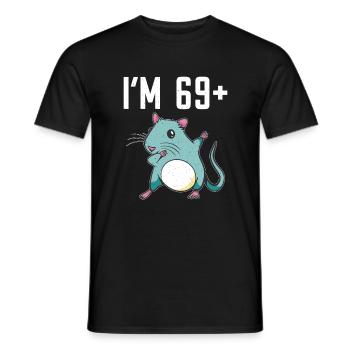 Rattenbesitzer Geschenk Ratten Liebhaber - Männer T-Shirt - Schwarz - Vorne - AI Model Male 178 light (178cm)