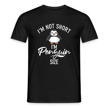 Penguin Lover Penguin Gifts - Men's T-Shirt - black - Front - AI Model Male 178 light (178cm)