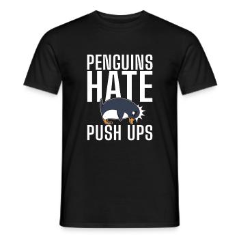 Penguin Lover Penguin Gifts - Men's T-Shirt - black - Front - AI Model Male 178 light (178cm)