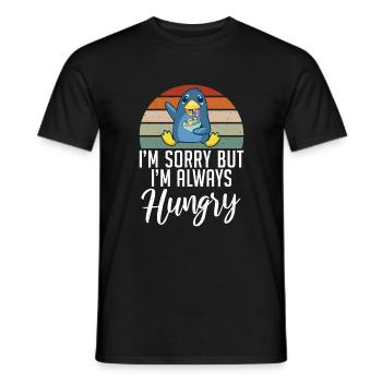 Penguin Lover Penguin Gifts - Men's T-Shirt - black - Front - AI Model Male 178 light (178cm)