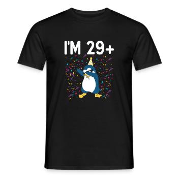 Pinguinliebhaber Pinguin Geschenke - Männer T-Shirt - Schwarz - Vorne - AI Model Male 178 light (178cm)