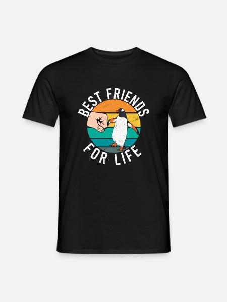 Pinguinliebhaber Pinguin Geschenke - Männer T-Shirt - Schwarz