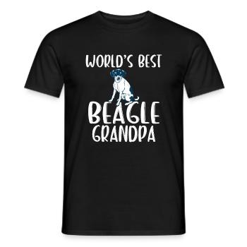 Beagle Gift Beagle Owner - Men's T-Shirt - black - Front - AI Model Male 178 light (178cm)