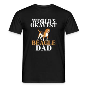 Beagle Geschenk Beagle Besitzer - Männer T-Shirt - Schwarz - Vorne - AI Model Male 178 light (178cm)