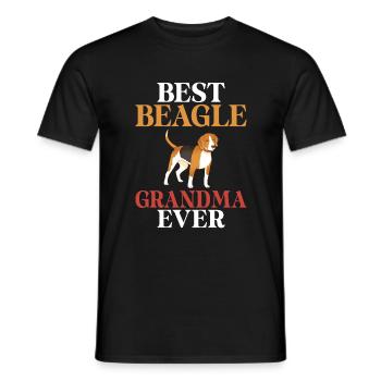 Beagle Gift Beagle Owner - Men's T-Shirt - black - Front - AI Model Male 178 light (178cm)