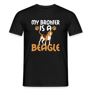 Beagle Gift Beagle Owner - Men's T-Shirt - black - Front - AI Model Male 178 light (178cm)