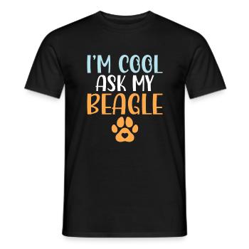 Beagle Gift Beagle Owner - Men's T-Shirt - black - Front - AI Model Male 178 light (178cm)