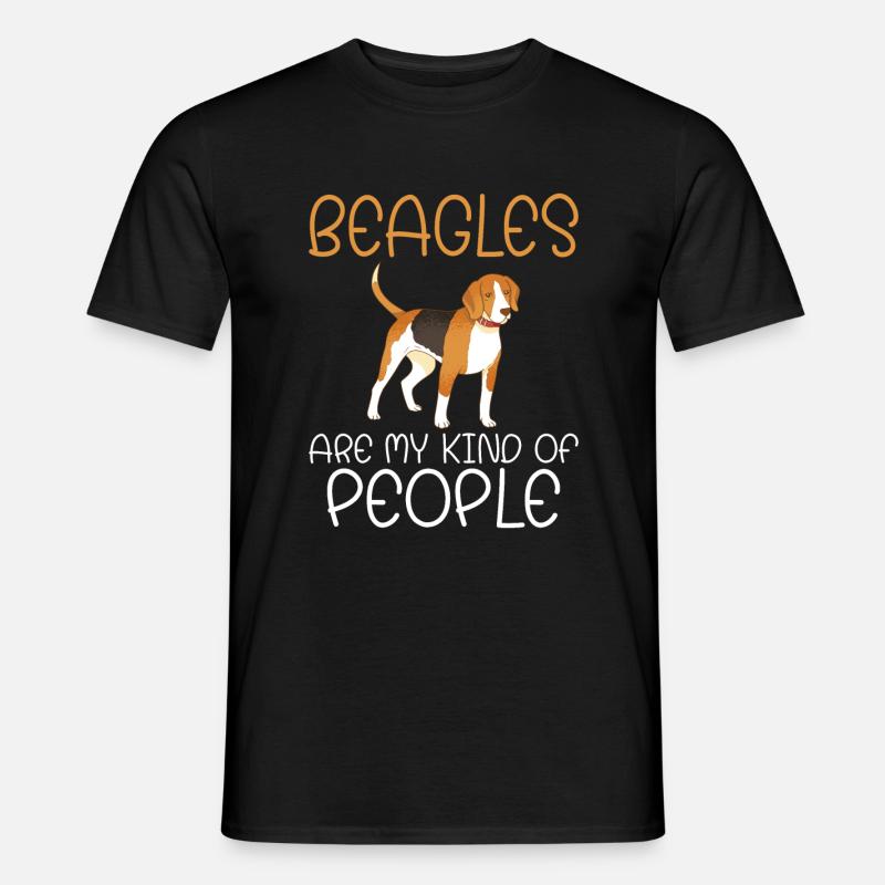 Beagle Geschenk Beagle Besitzer - Männer T-Shirt - Schwarz