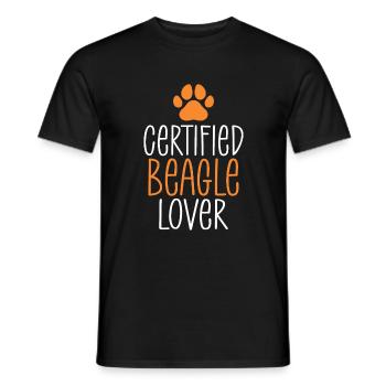 Beagle Gift Beagle Owner - Men's T-Shirt - black - Front - AI Model Male 178 light (178cm)