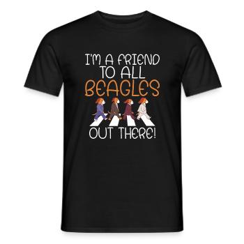 Beagle Gift Beagle Owner - Men's T-Shirt - black - Front - AI Model Male 178 light (178cm)