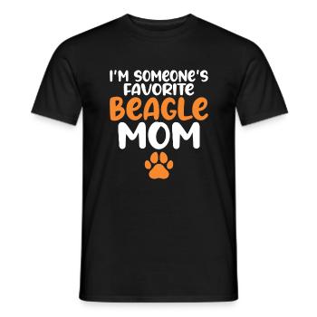 Beagle Gift Beagle Owner - Men's T-Shirt - black - Front - AI Model Male 178 light (178cm)
