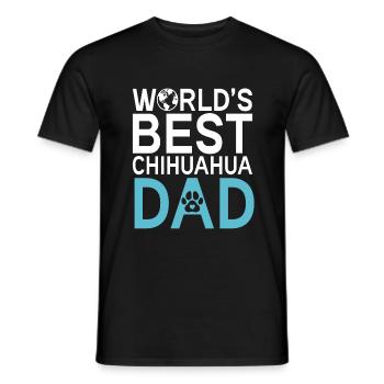 Chihuahua Cadeaux Chihuahua Propriétaire - T-shirt homme - noir - Devant - AI Model Male 178 light (178cm)