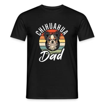 Chihuahua Cadeaux Chihuahua Propriétaire - T-shirt homme - noir - Devant - AI Model Male 178 light (178cm)