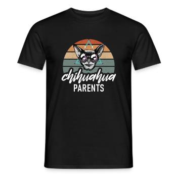 Chihuahua Cadeaux Chihuahua Propriétaire - T-shirt homme - noir - Devant - AI Model Male 178 light (178cm)