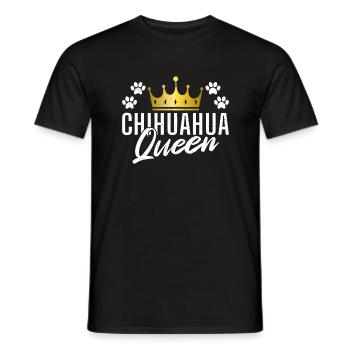Chihuahua Geschenke Chihuahua Besitzer - Männer T-Shirt - Schwarz - Vorne - AI Model Male 178 light (178cm)