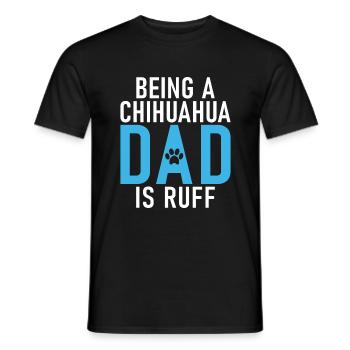 Chihuahua Cadeaux Chihuahua Propriétaire - T-shirt homme - noir - Devant - AI Model Male 178 light (178cm)