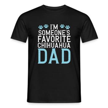 Chihuahua Cadeaux Chihuahua Propriétaire - T-shirt homme - noir - Devant - AI Model Male 178 light (178cm)