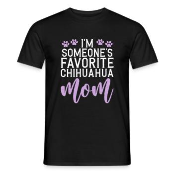 Chihuahua Cadeaux Chihuahua Propriétaire - T-shirt homme - noir - Devant - AI Model Male 178 light (178cm)