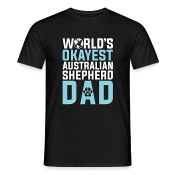 Cadeaux de berger australien - T-shirt homme - noir - Devant - AI Model Male 178 light (178cm)