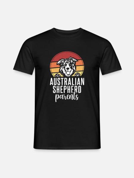 Cadeaux de berger australien - T-shirt homme - noir