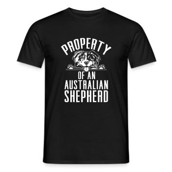 Cadeaux de berger australien - T-shirt homme - noir - Devant - AI Model Male 178 light (178cm)