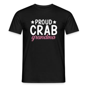 Cadeaux Crab Lover - T-shirt homme - noir - Devant - AI Model Male 178 light (178cm)