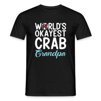 Cadeaux Crab Lover - T-shirt homme - noir - Devant - AI Model Male 178 light (178cm)