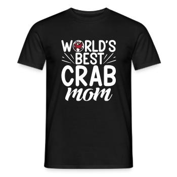 Cadeaux Crab Lover - T-shirt homme - noir - Devant - AI Model Male 178 light (178cm)