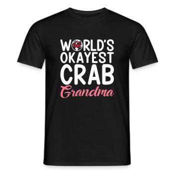 Krabbenliebhaber Geschenke - Männer T-Shirt - Schwarz - Vorne - AI Model Male 178 light (178cm)