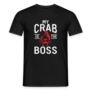 Crab Lover Gifts - Men's T-Shirt - black - Front - AI Model Male 178 light (178cm)