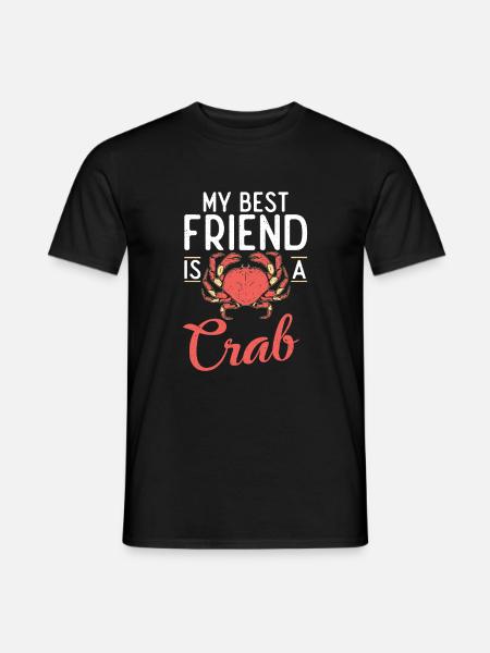 Cadeaux Crab Lover - T-shirt homme - noir
