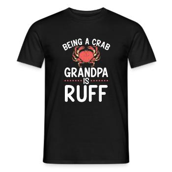 Krabbenliebhaber Geschenke - Männer T-Shirt - Schwarz - Vorne - AI Model Male 178 light (178cm)