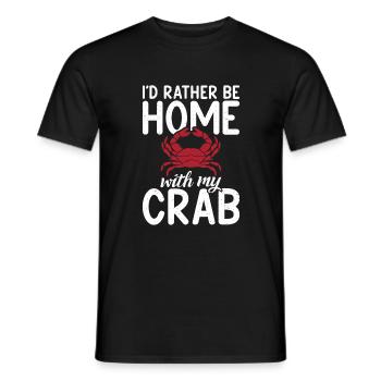 Krabbenliebhaber Geschenke - Männer T-Shirt - Schwarz - Vorne - AI Model Male 178 light (178cm)